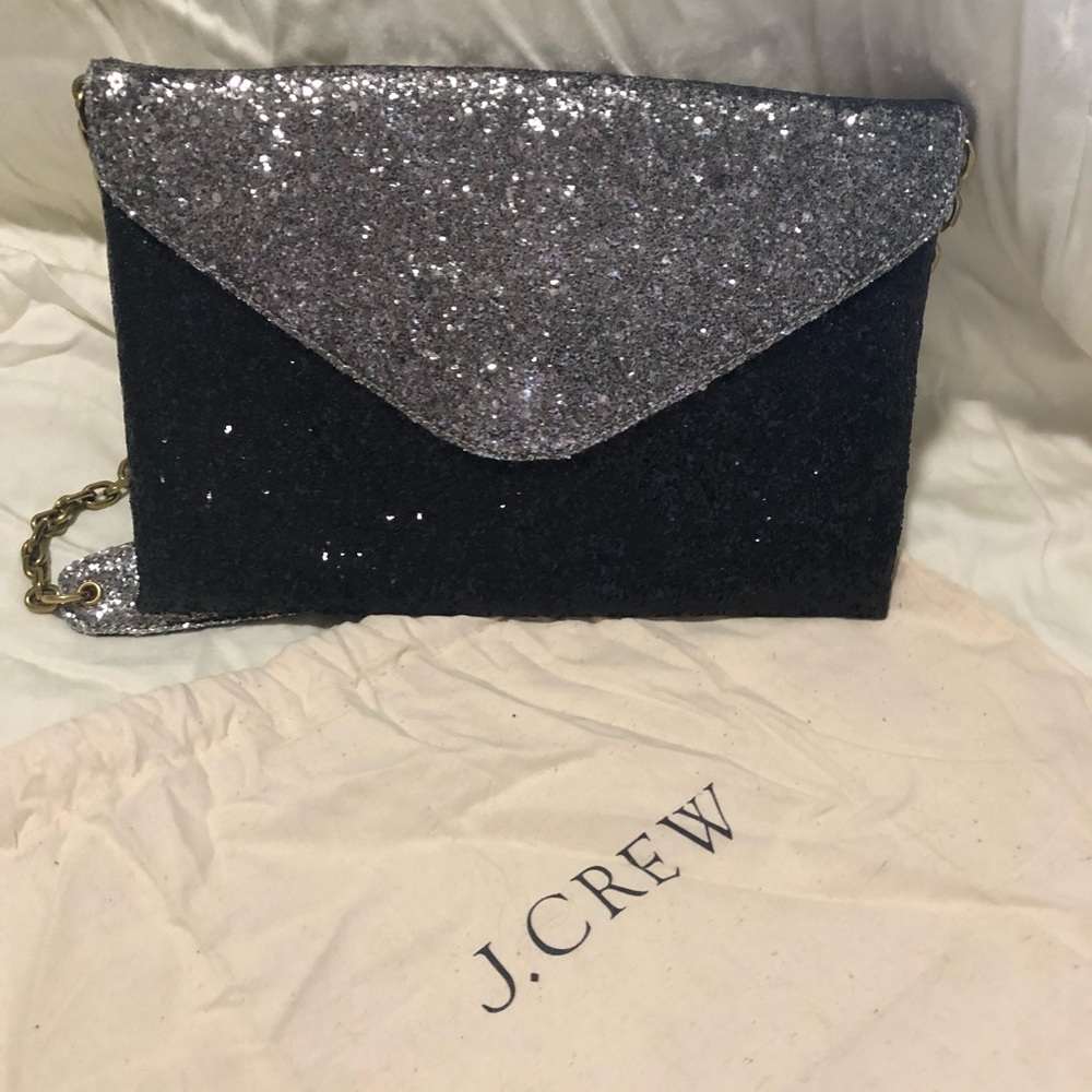 J. Crew Glitter Clutch/Purse